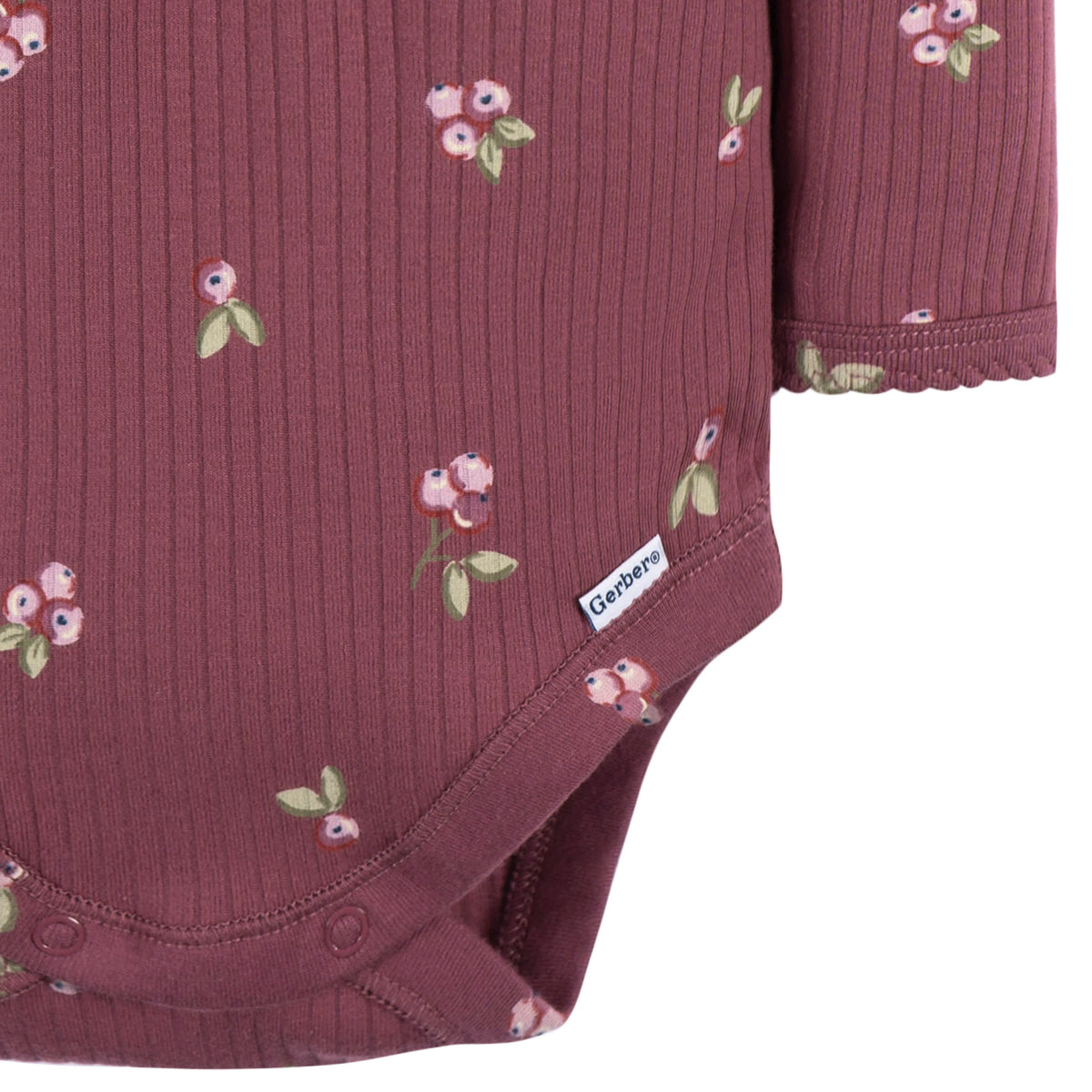 2-Pack Baby Girls Berries Bodysuits, view 6