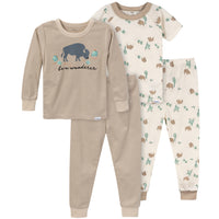 4-Piece Infant & Toddler Boys Buffalo Pajamas Set