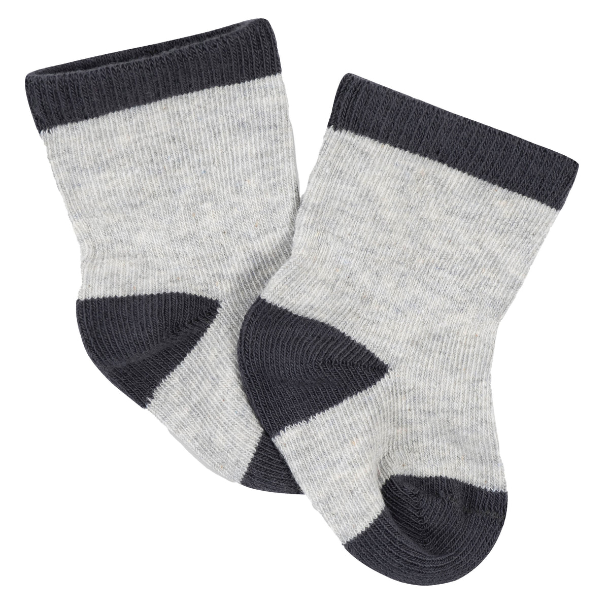 6-Pack Baby Boys Bear Wiggle Proof Socks, view 6