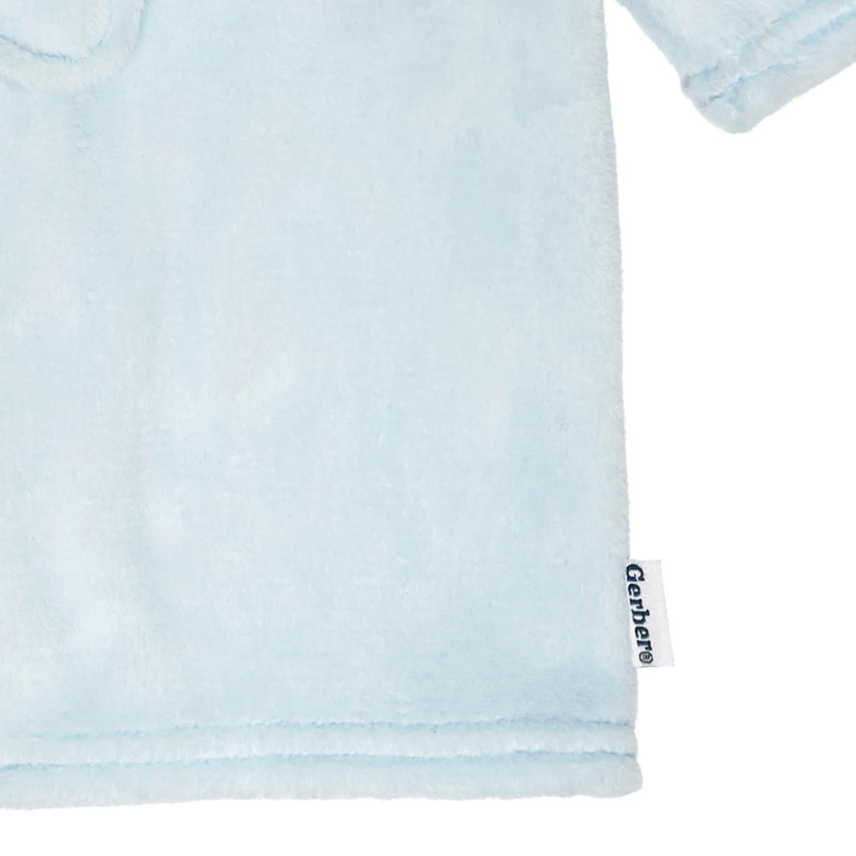 Baby Neutral Blue Penguin Robe, view 6