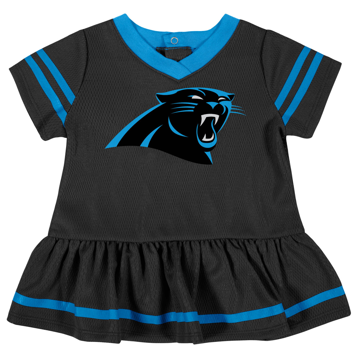 2-Piece Baby Girls Panthers Dress & Diaper Cover Set, view 2