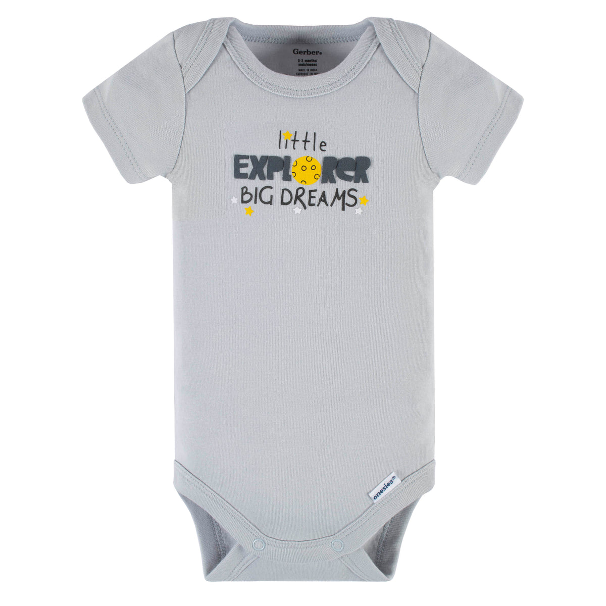 3-Piece Baby Boys Blast Off Short Sleeve Onesies Bodysuits & Pants Set, view 3