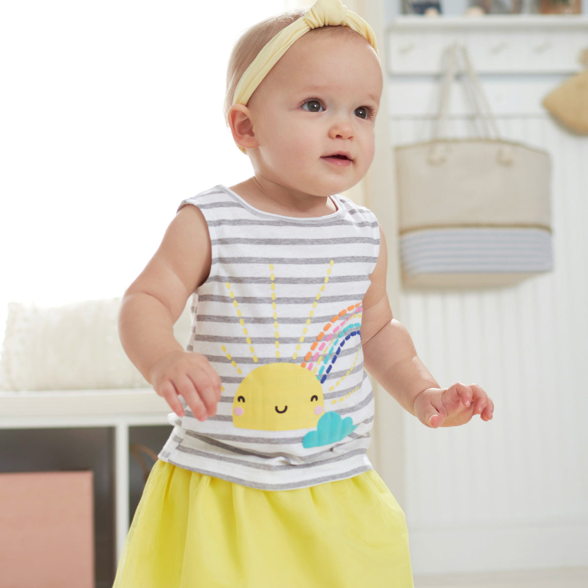 2-Piece Girls Sun Shorts Set, view 3