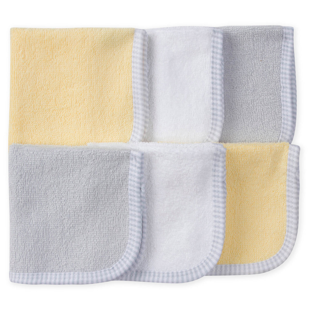 6-Pack Baby Neutral Lamb Washcloths