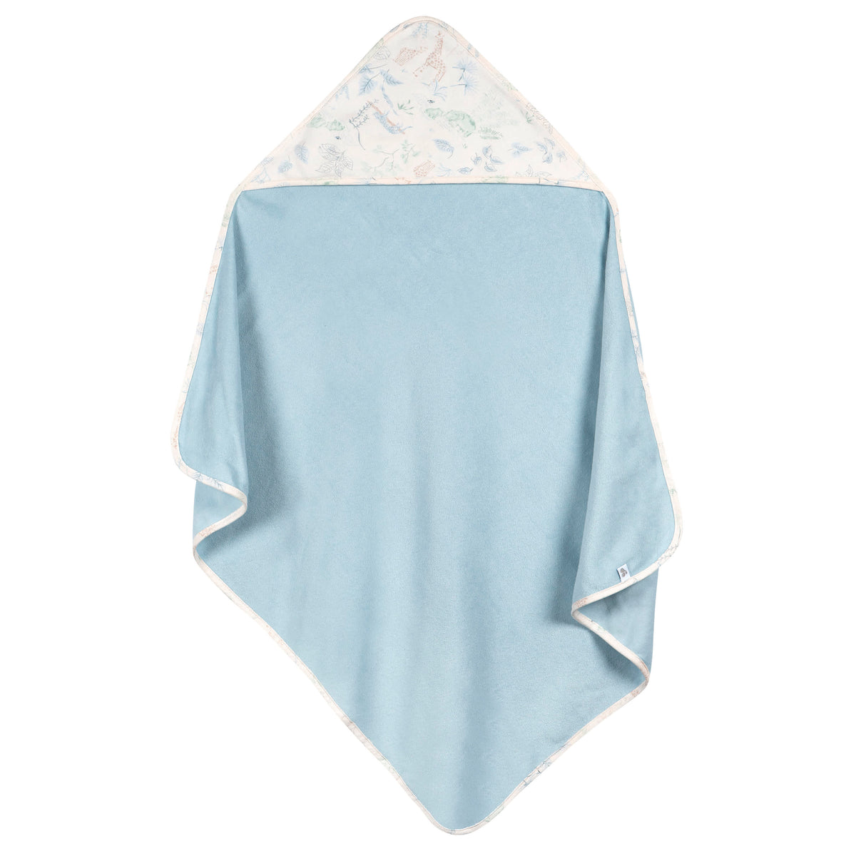 3-Piece Baby Boys Blue Hooded Towel, view 6