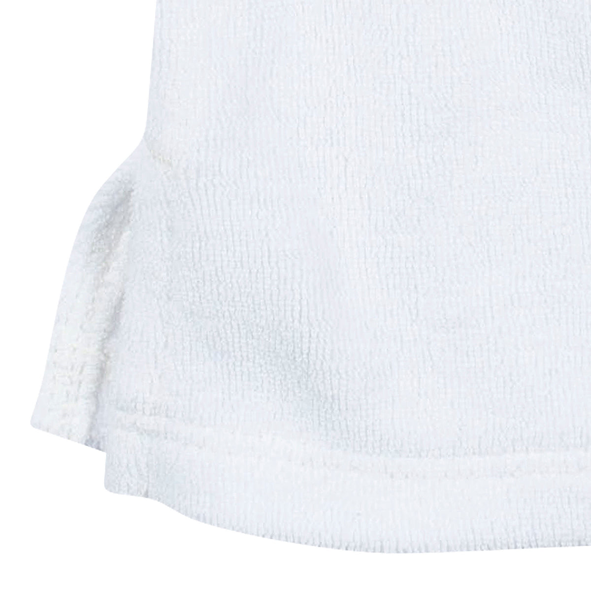 Baby & Toddler Girls White Hooded Kangaroo Pocket Terry Coverup, view 7