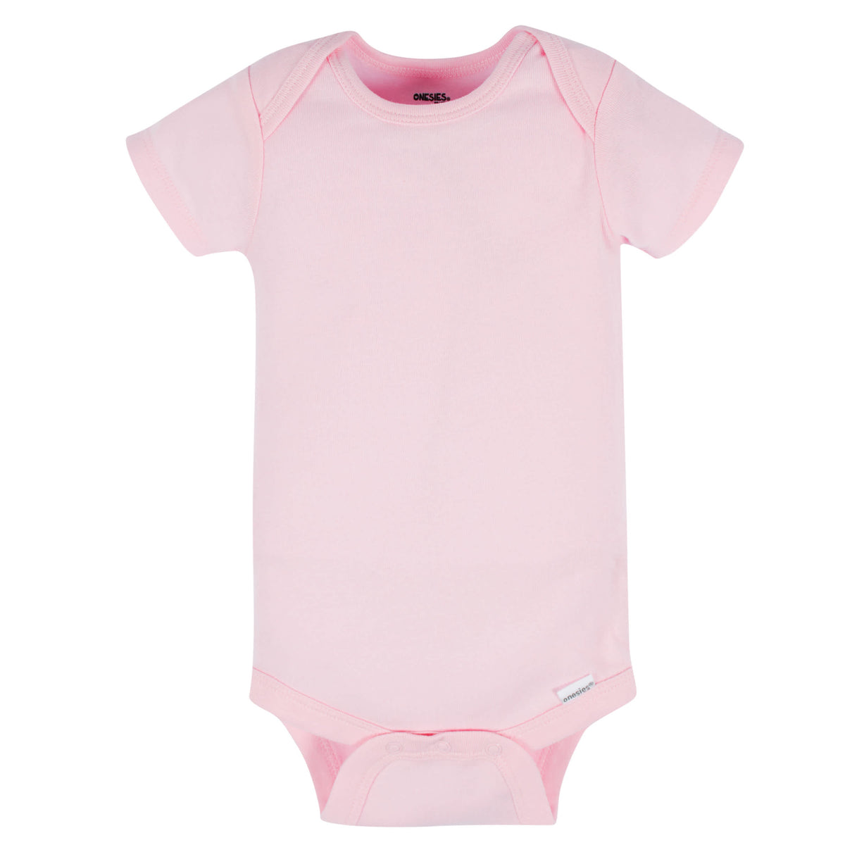 8-Pack Baby Neutral Pastel Rainbow Short Sleeve Onesies Bodysuits, view 2