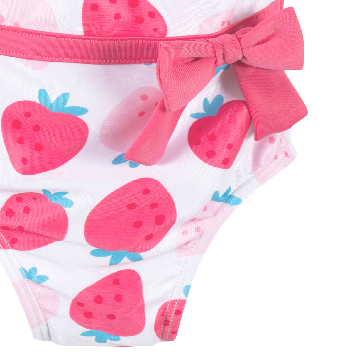 Baby & Toddler Girls Summer Blossom One-Piece Swimsuit With Ruffle, view 5