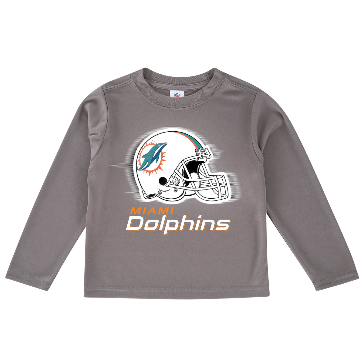 Miami Dolphins Toddler Boys Long Sleeve Tee Shirt