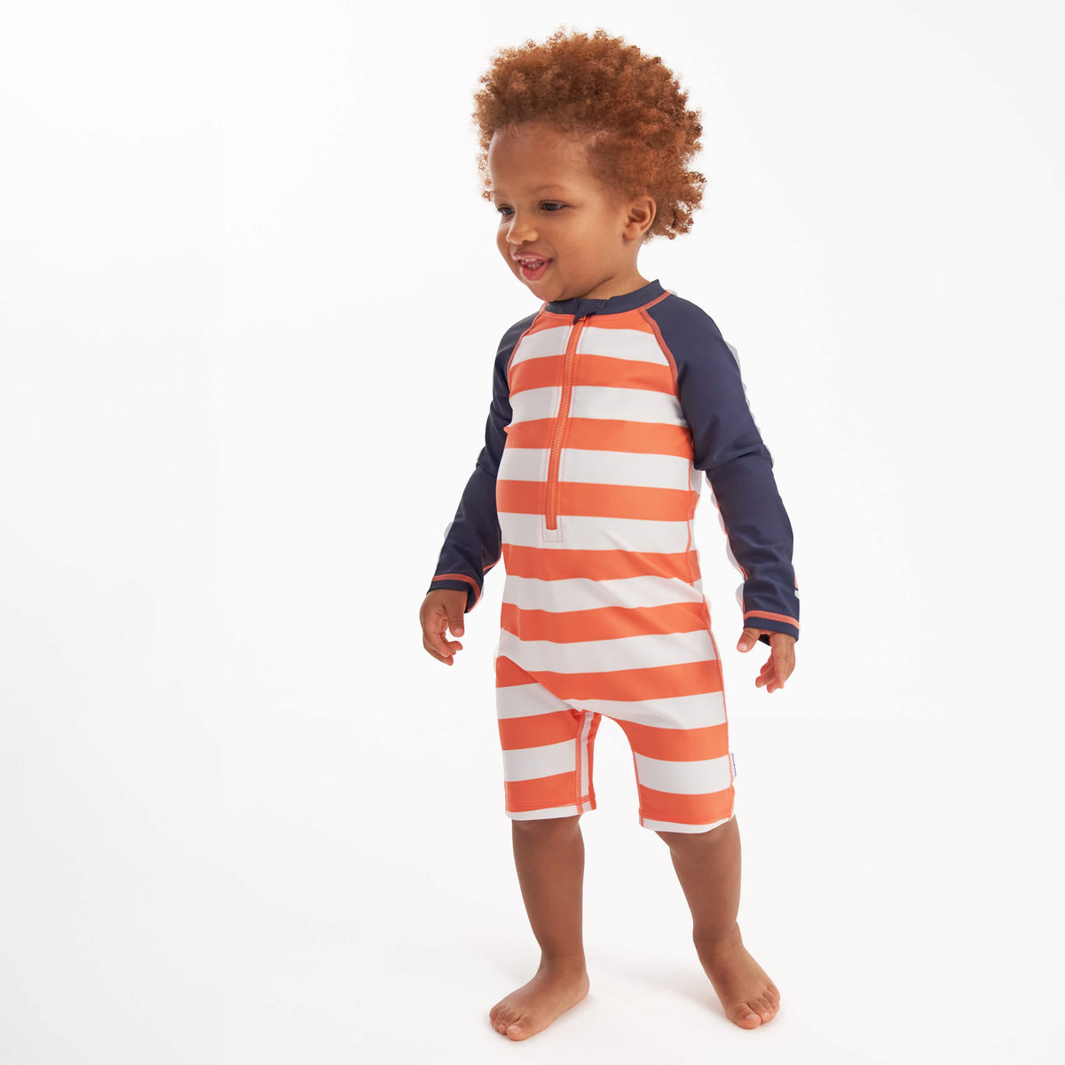Toddler Boys Stripe Rashguard, view 4