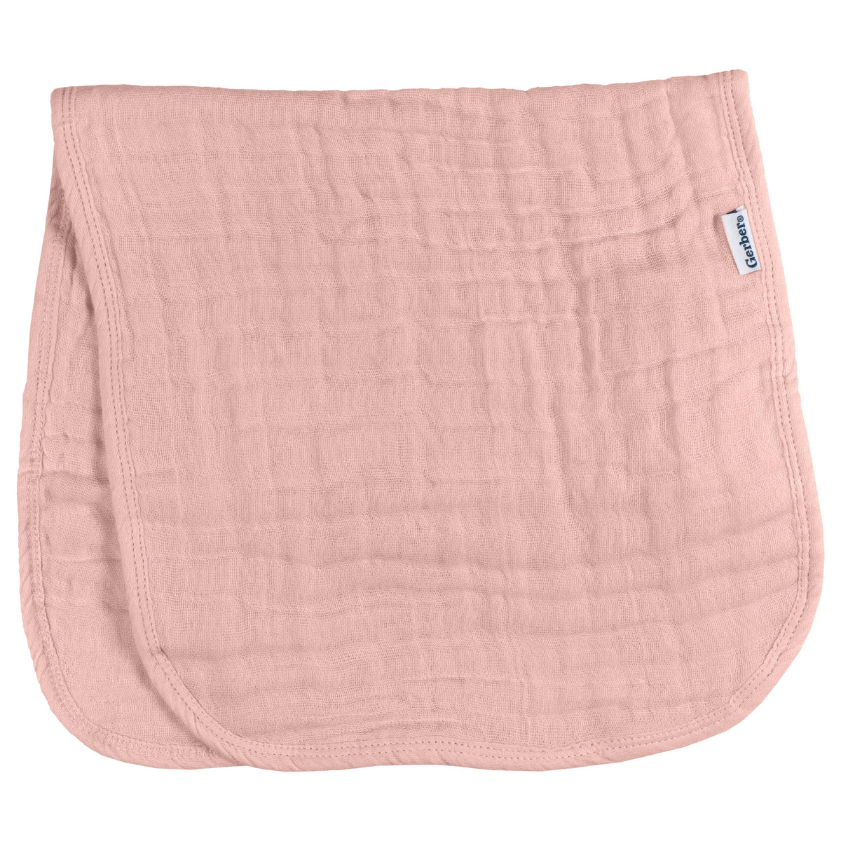 6-Pack Baby Girls Multi Rainbow Muslin Burpcloth, view 3