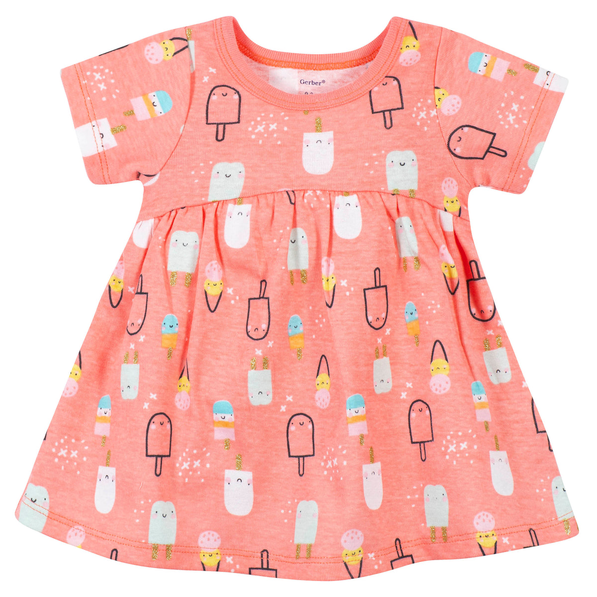 3-Piece Girls Popsicles Dress Set, view 2