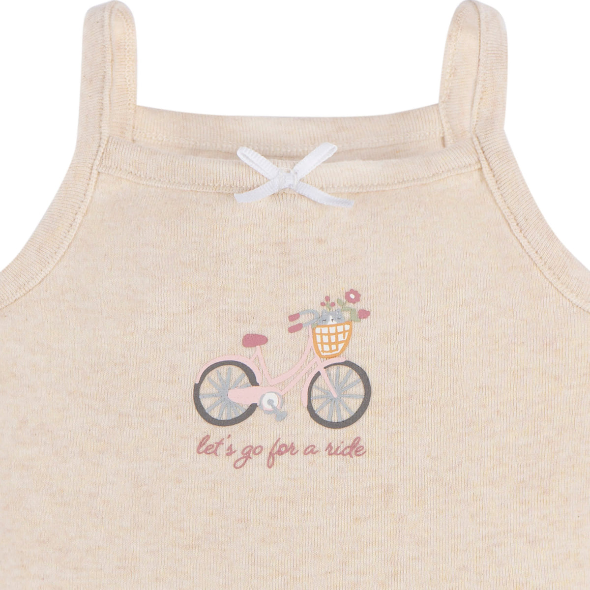 4-Pack Baby Girls Green Foral Sleeveless Onesies Bodysuits, view 9