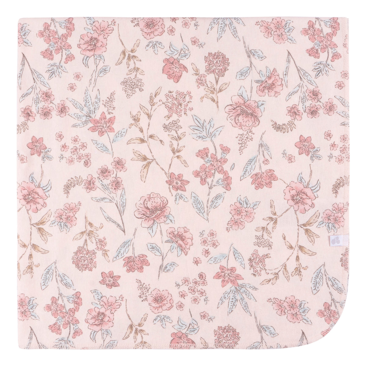4-Pack Baby Girls Pink Cotton Flannel Blanket, view 3
