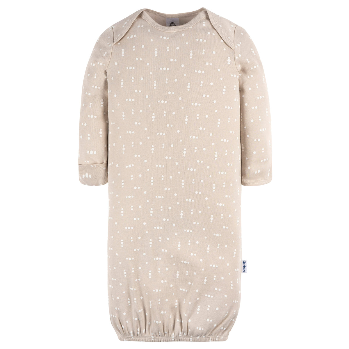 4-Pack Baby Neutral Eucalyptus Otters Gowns, view 4