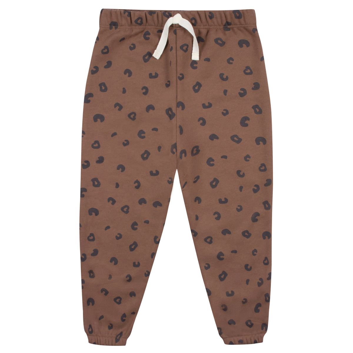 2-Piece Infant and Toddler Girls Leopard Sweatshirt & Pant Set, view 4