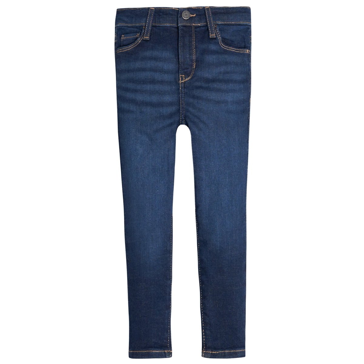 Infant and Toddler Neutral Dark Blue Jeggings