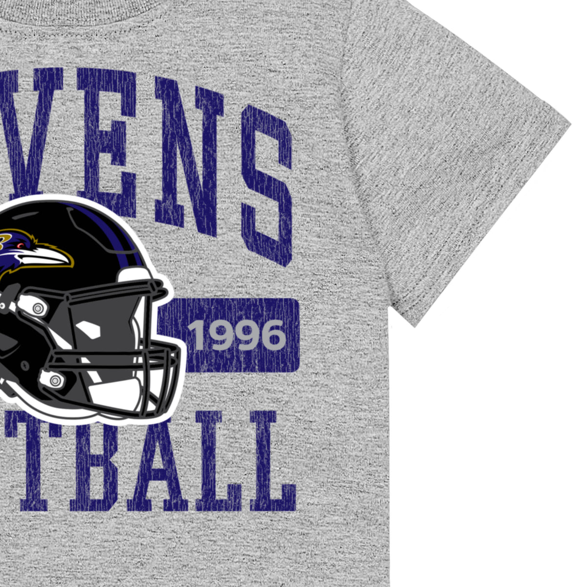 Infant & Toddler Boys Ravens Short Sleeve Tee Shirt, view 3