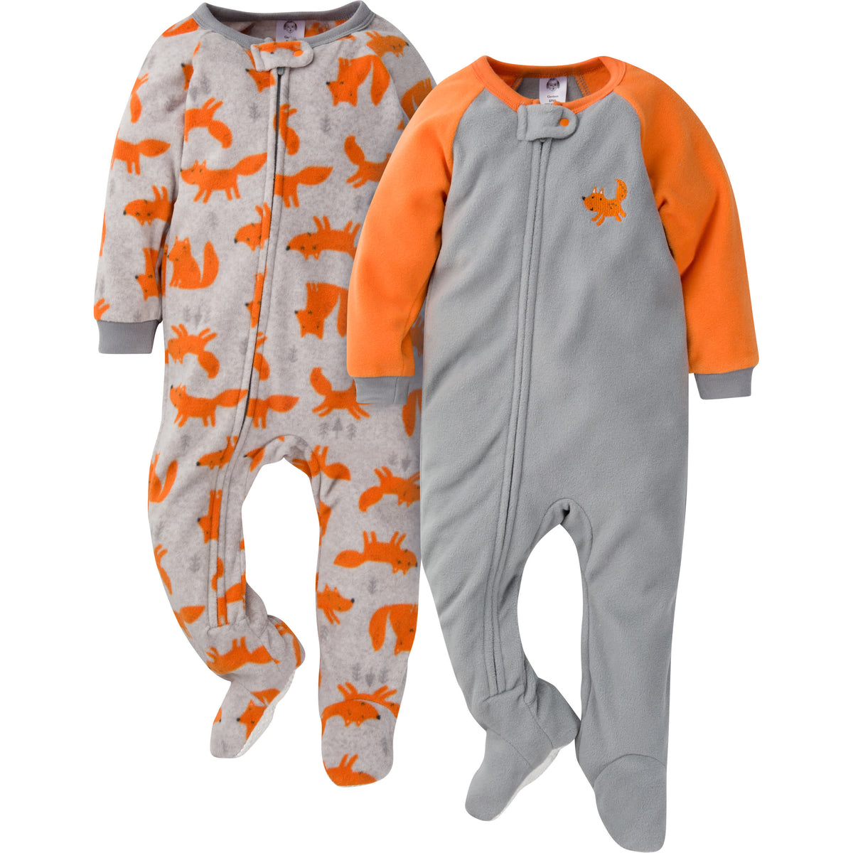 2-Pack Baby & Toddler Boys Fox Fleece Pajamas