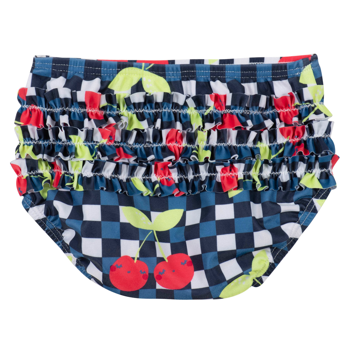 2-Piece Girls Cherry Swim Set, view 2