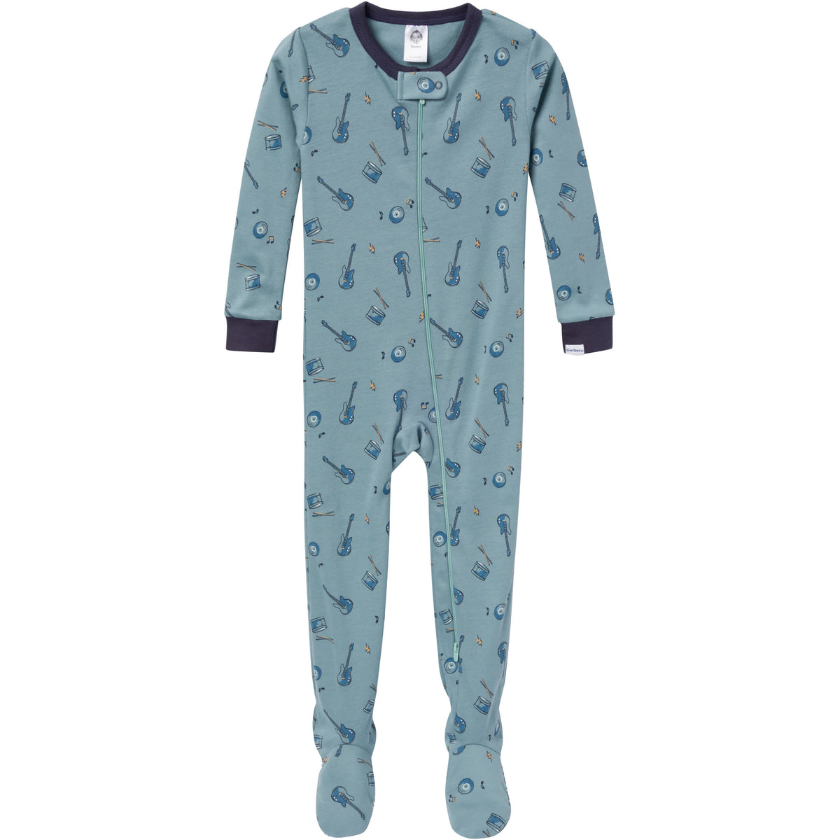 4-Pack Baby & Toddler Boys Music Snug-Fitting Footed Pajamas, view 5
