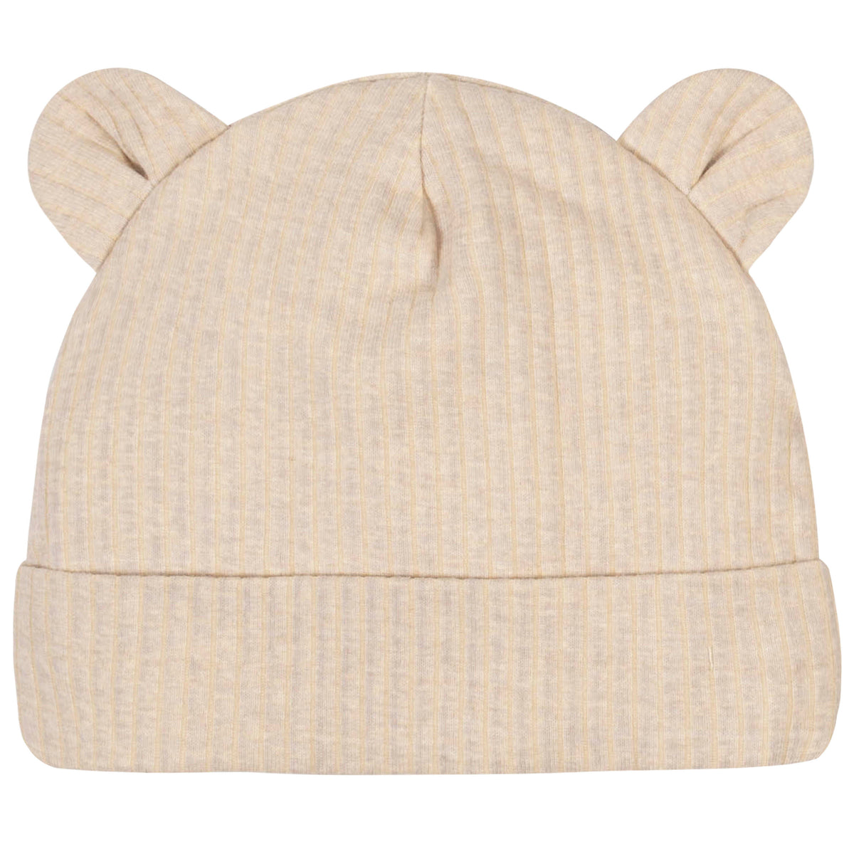 8-Piece Organic Baby Boys Jungle Caps & No Scratch Mittens, view 2