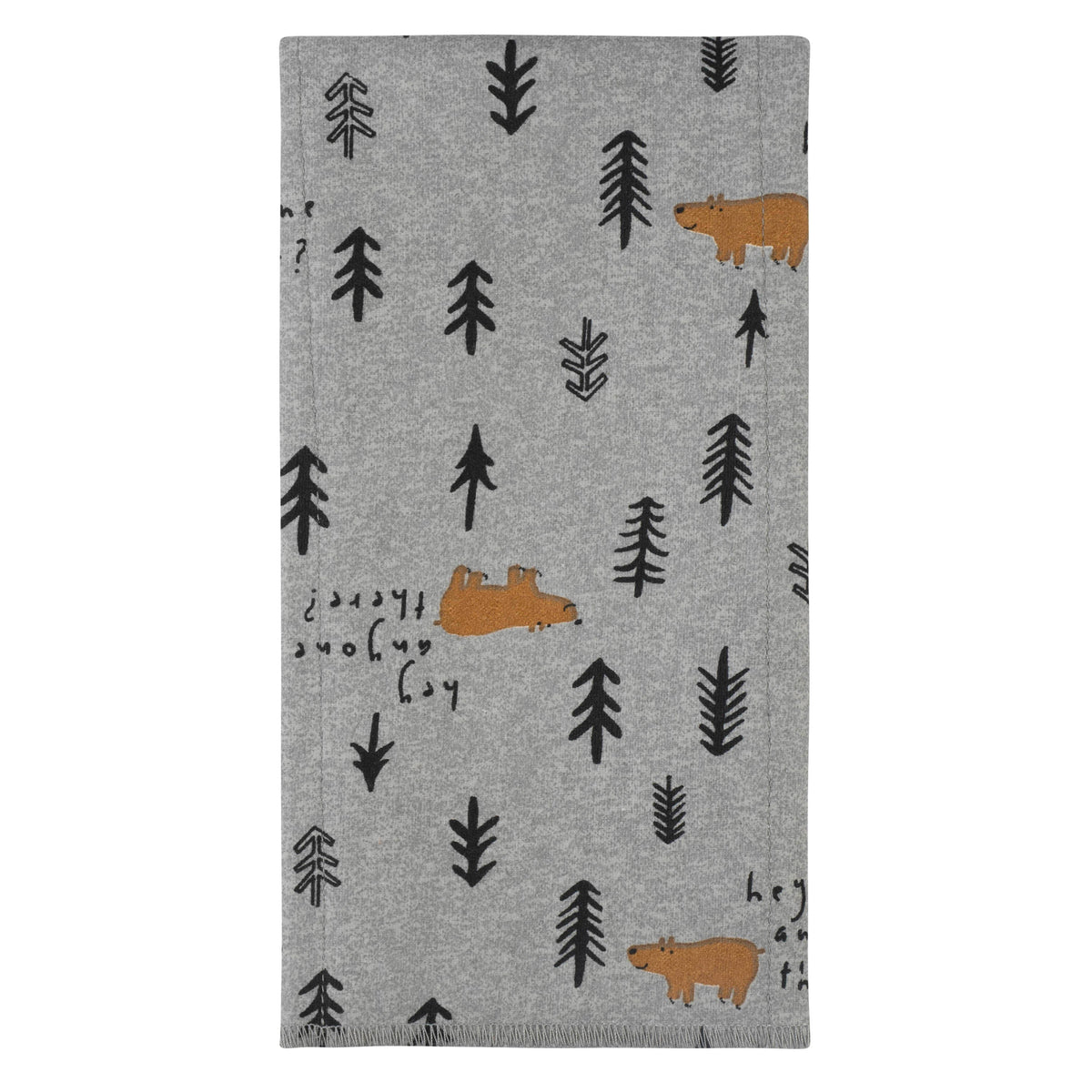 4-Pack Baby Boys Bear Flannel Burp Cloths, view 2