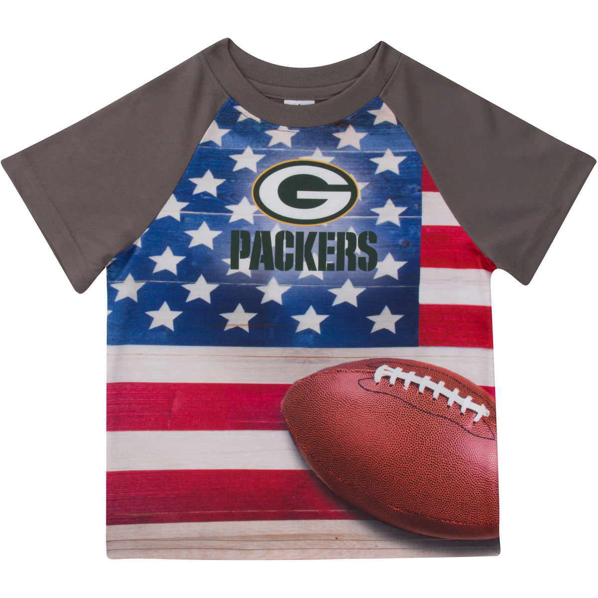 Green Bay Packers Toddler Boys Short Sleeve Tee Shirt