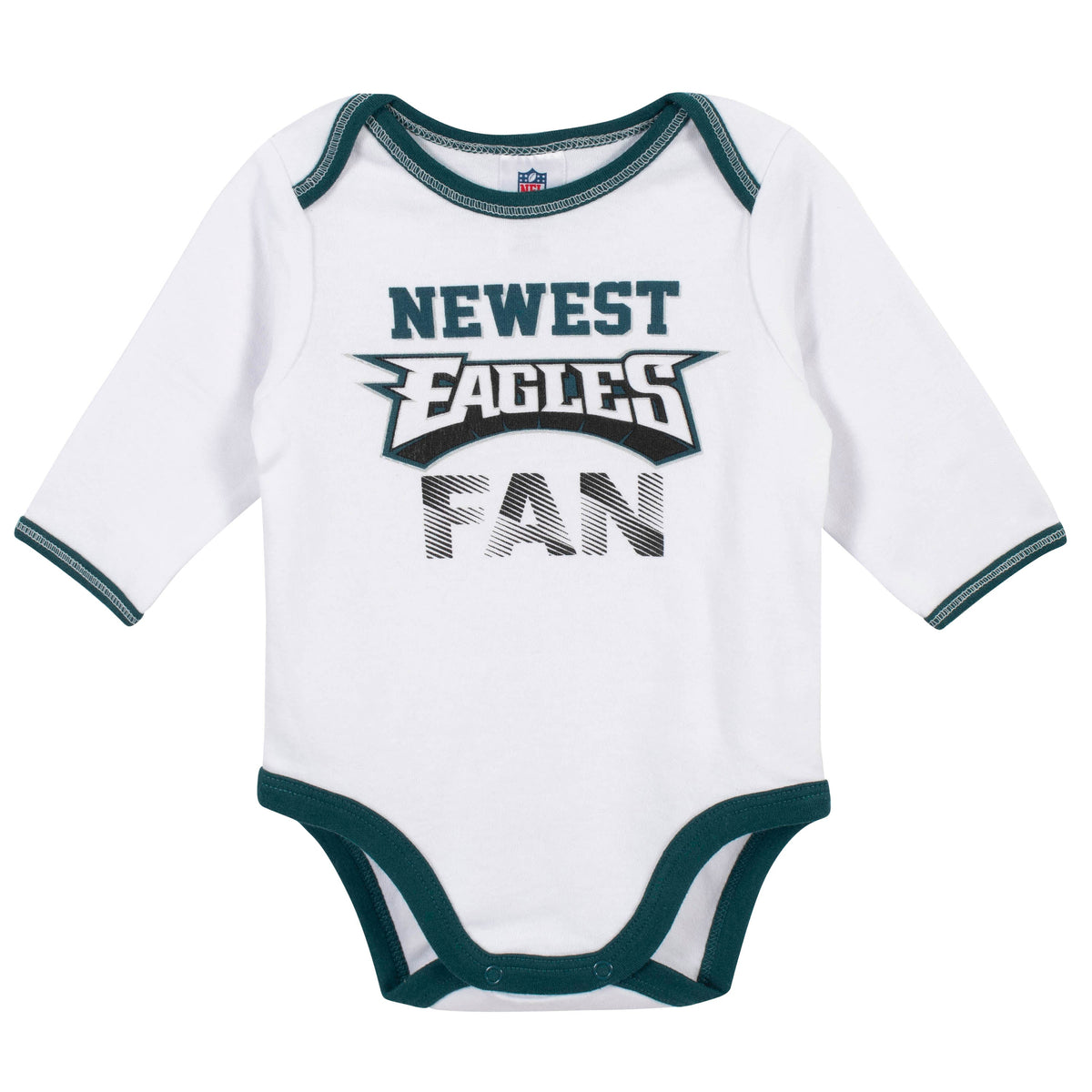 Baby Boys Philadelphia Eagles 3-Piece Bodysuit, Pant and Cap Set, view 2