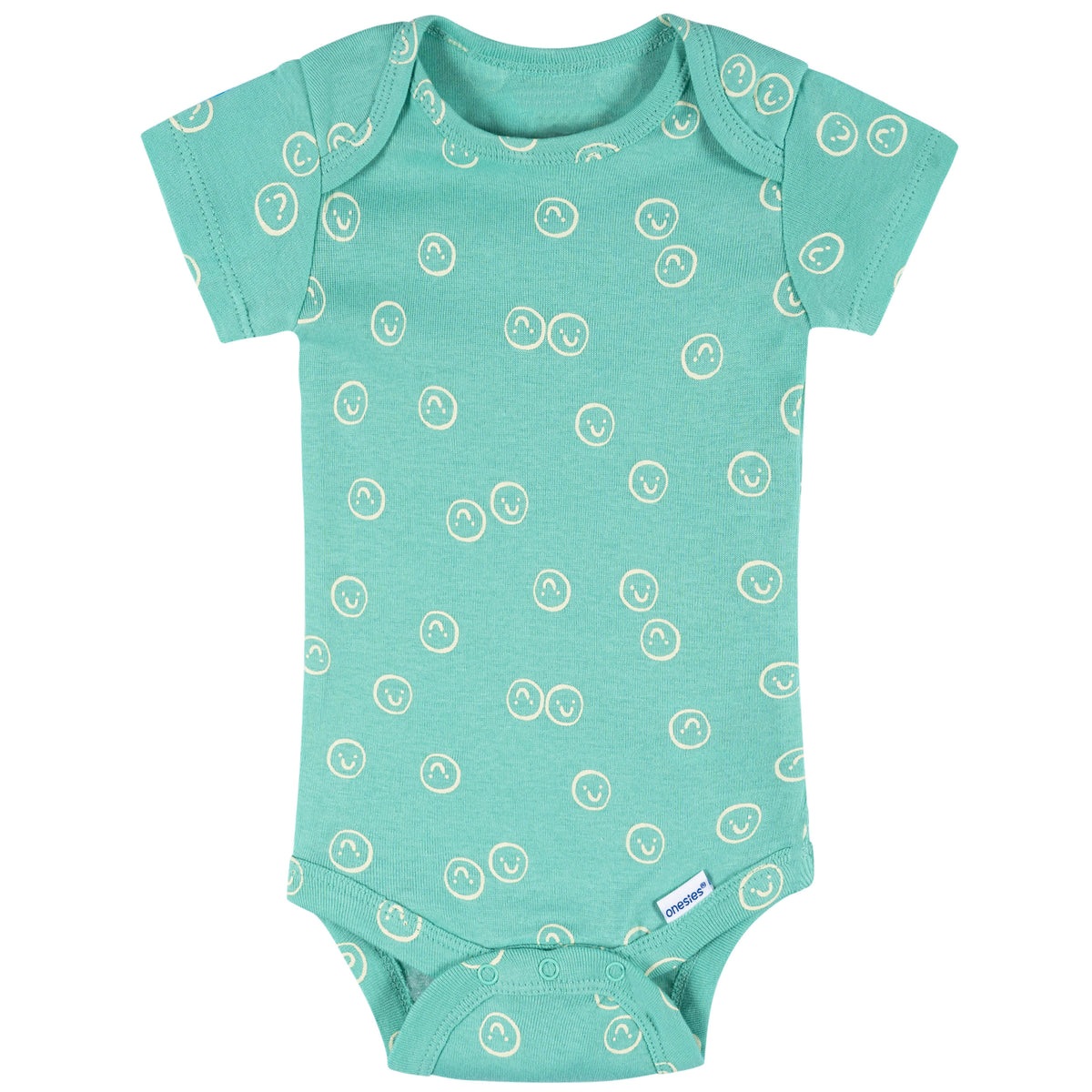 8-Pack Baby Neutral Awesome Stars Short Sleeve Onesies Bodysuits, view 2
