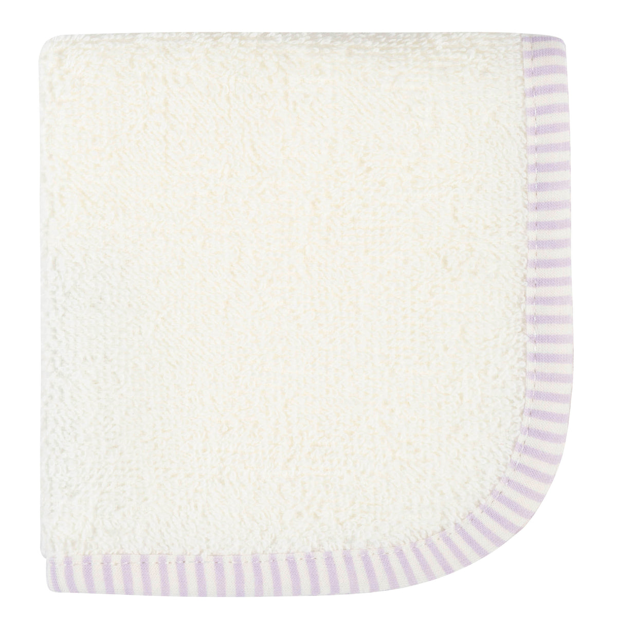 4-Pack Pink & Ivory Woven Washcloths, view 2