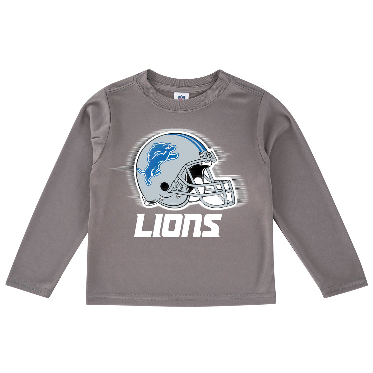 Detroit Lions Toddler Boys Long Sleeve Logo Tee