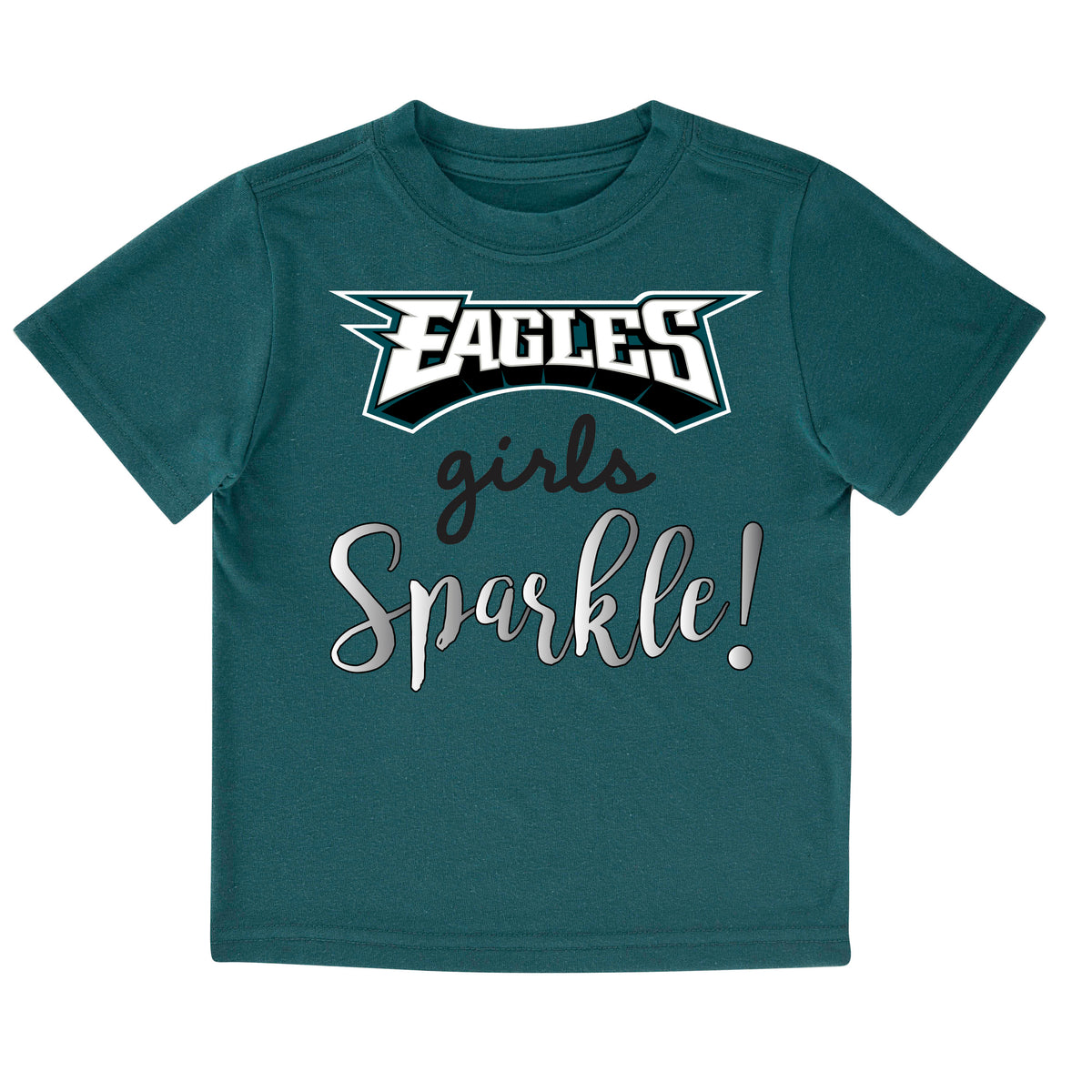 Philadelphia Eagles Toddler Girls Short Sleeve Tee