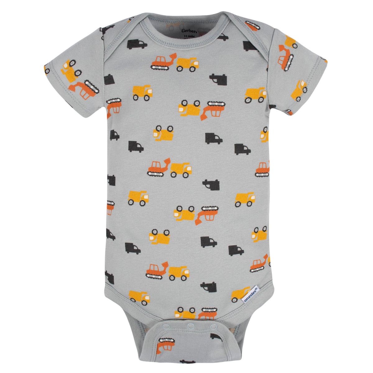 8-Pack Baby Boys Transportation Zone Onesies Bodysuits, view 10