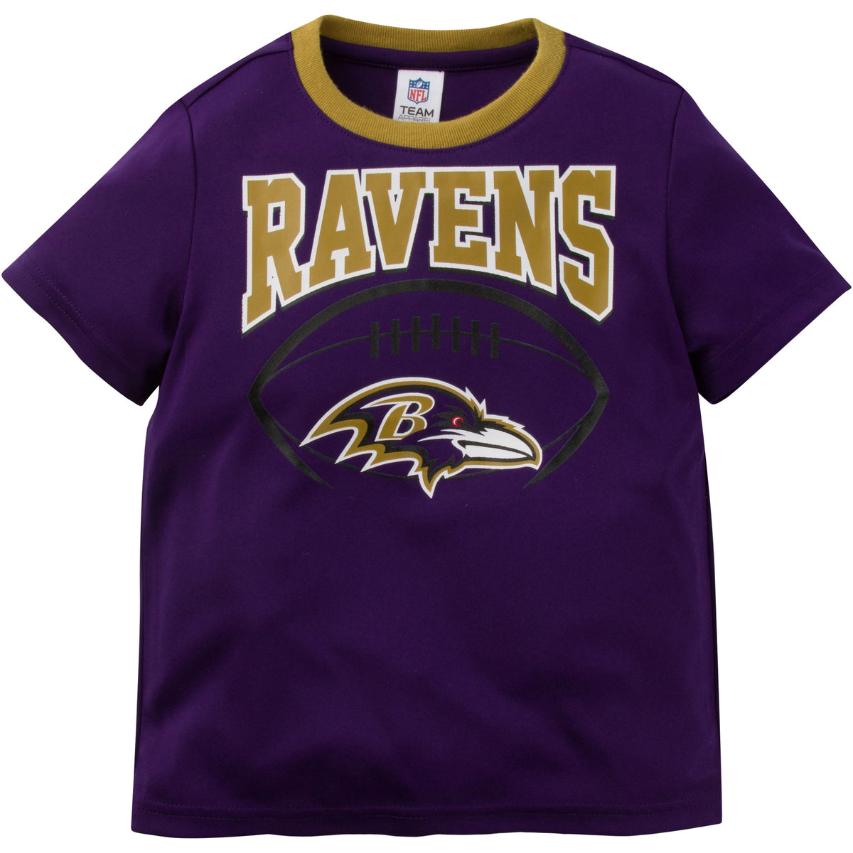Toddler Boys Ravens Short Sleeve Performance Tee
