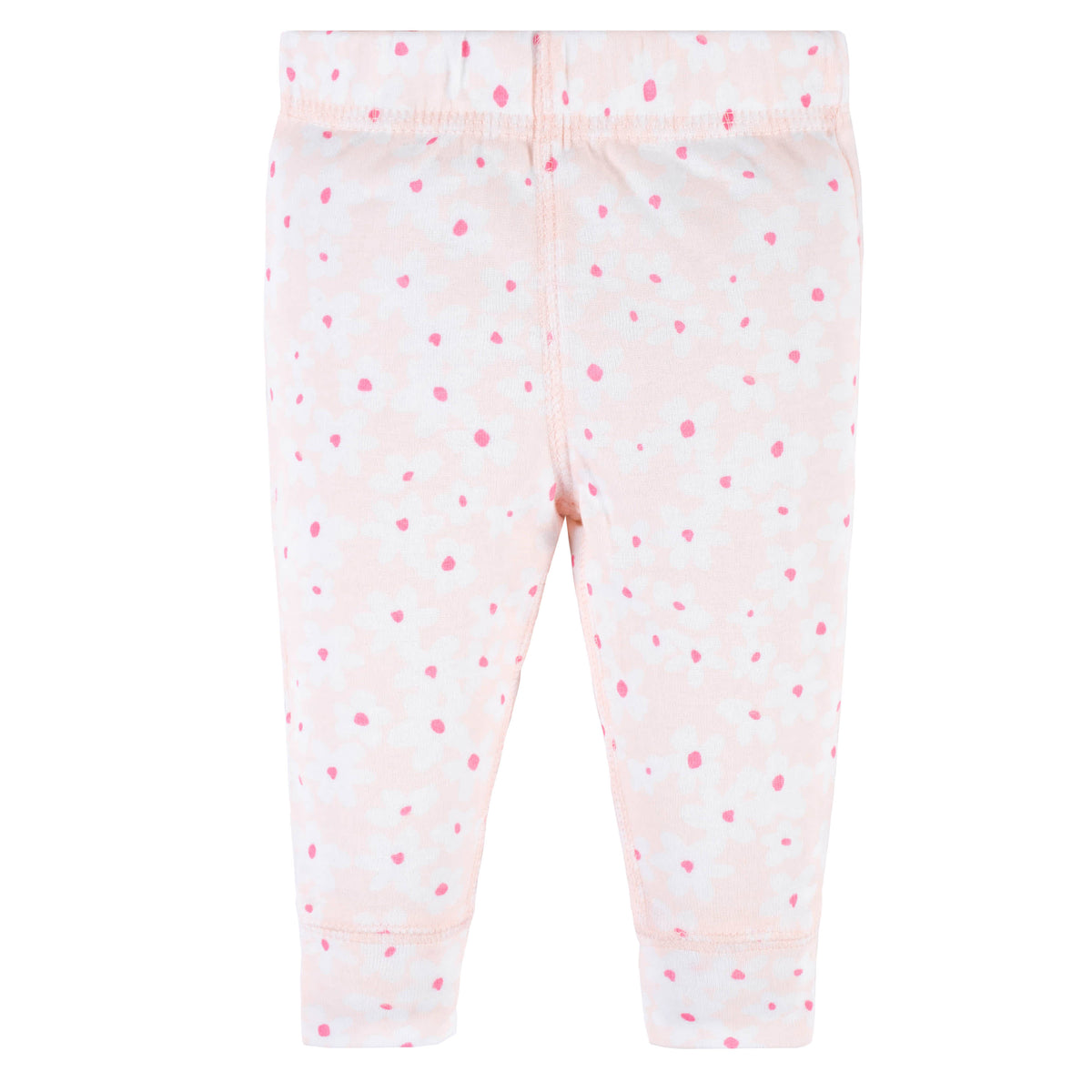 3-Piece Baby Girls Summer Blossom Short Sleeve Onesies Bodysuits & Pants Set, view 2