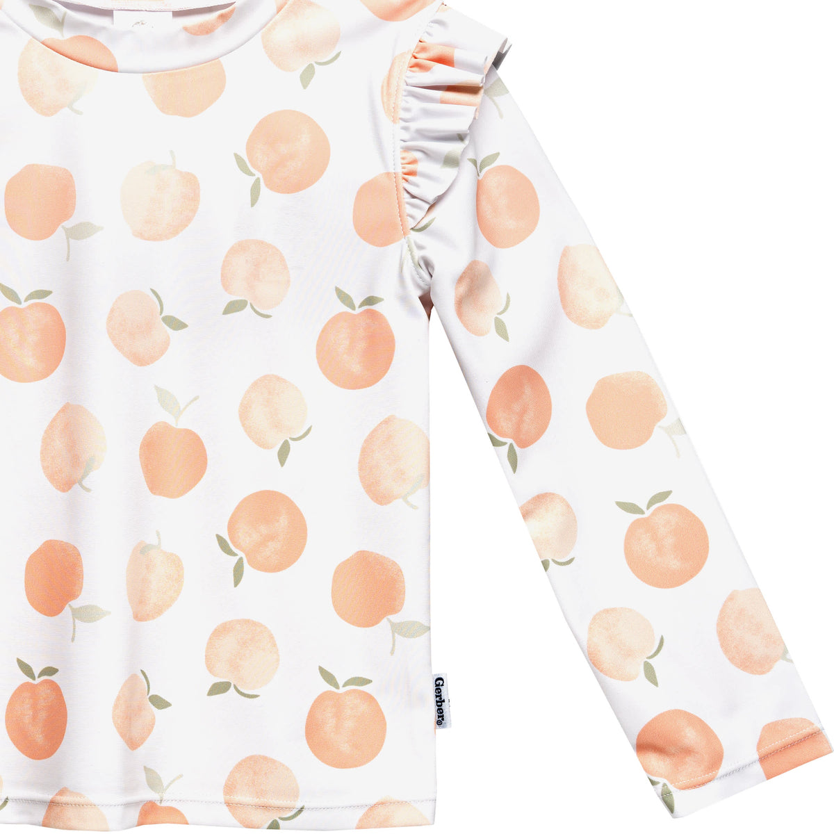 2-Piece Infant & Toddler Girls Peaches Rashguard Set, view 6