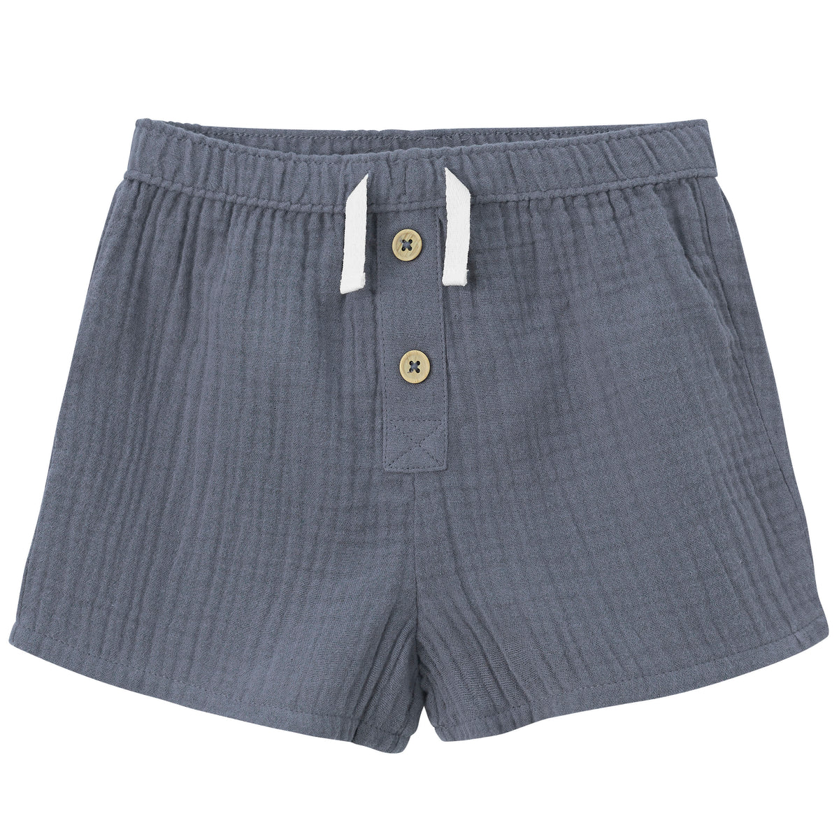 Infant & Toddler Slate Blue Gauze Shorts