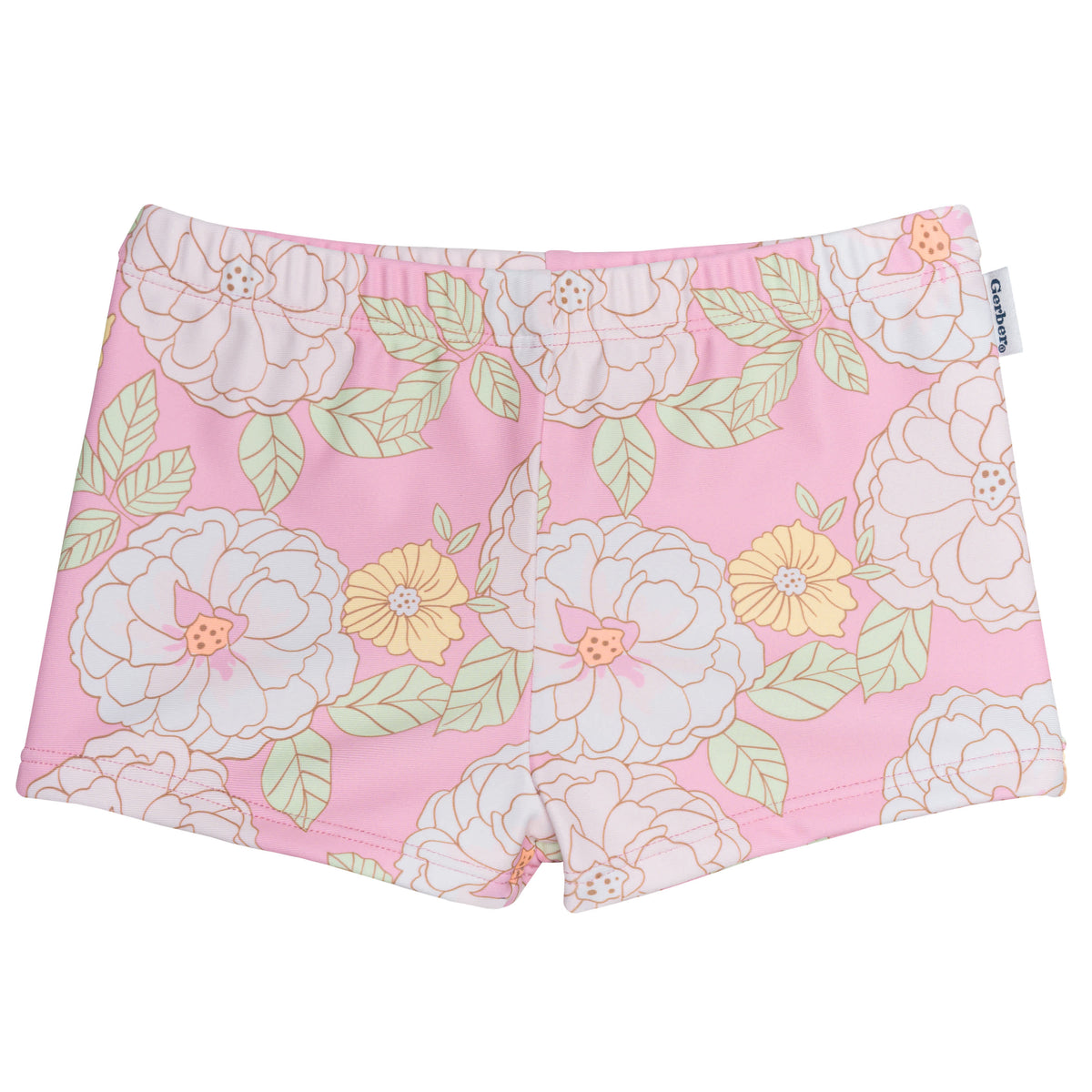 2-Piece Infant & Toddler Girls Peonies Rashguard Set, view 5