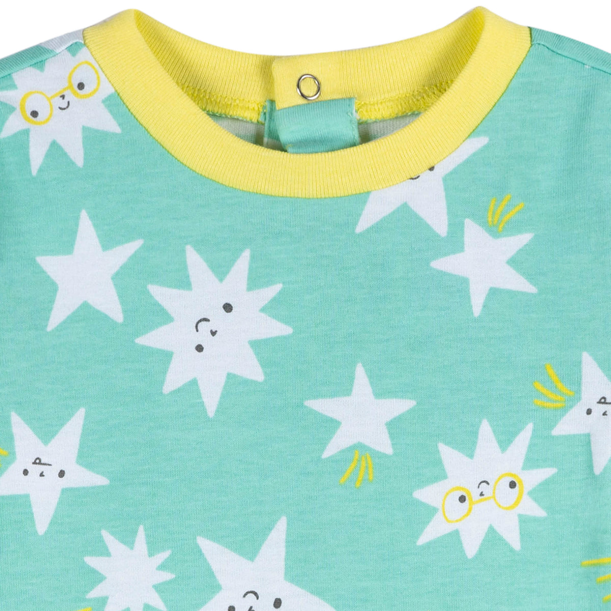 3-Pack Baby Neutral Smiles Rompers, view 7