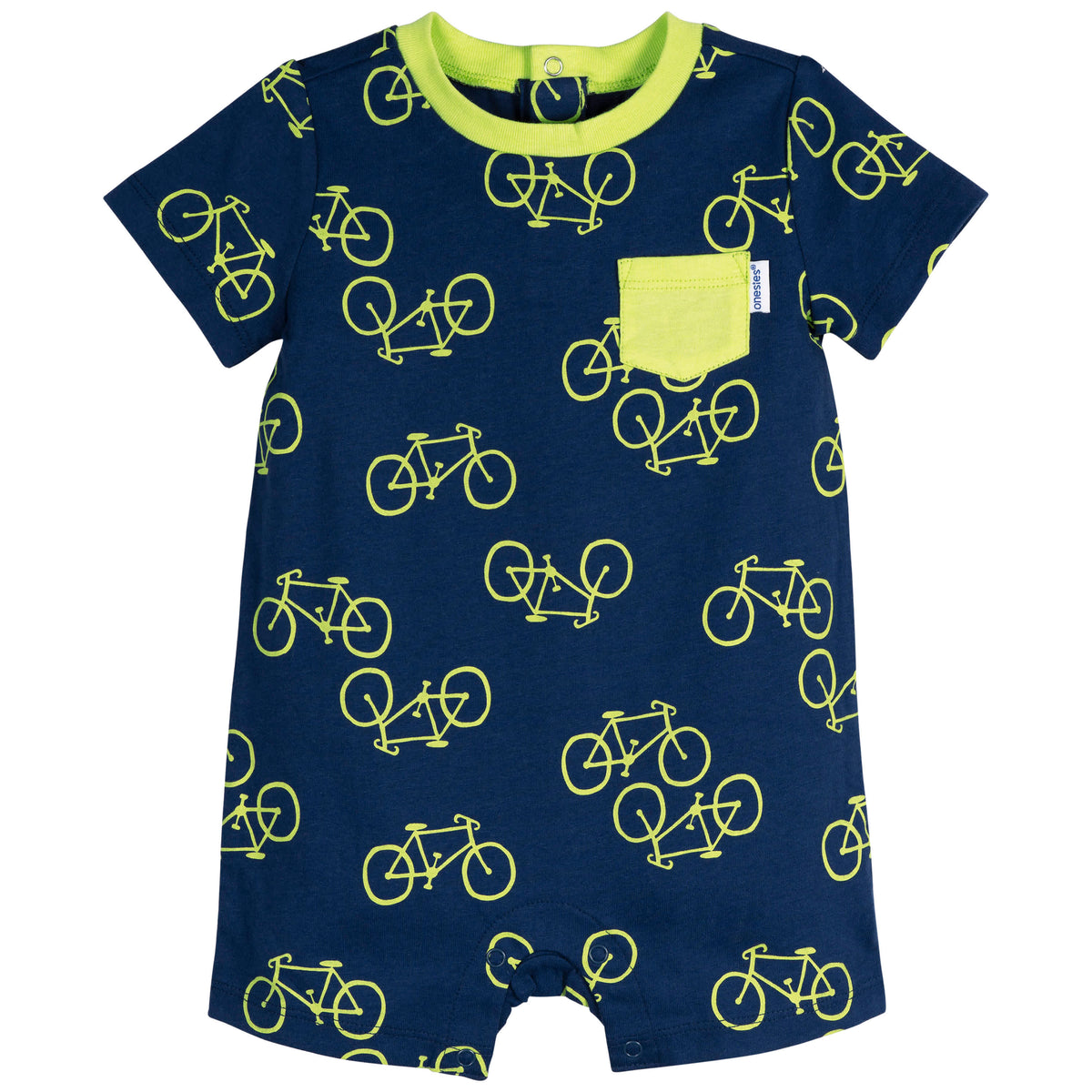 3-Pack Baby Boys Fun Rompers, view 6