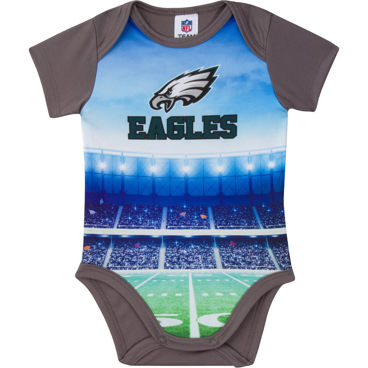 Philadelphia Eagles Toddler Boys Short Sleeve Bodysuit