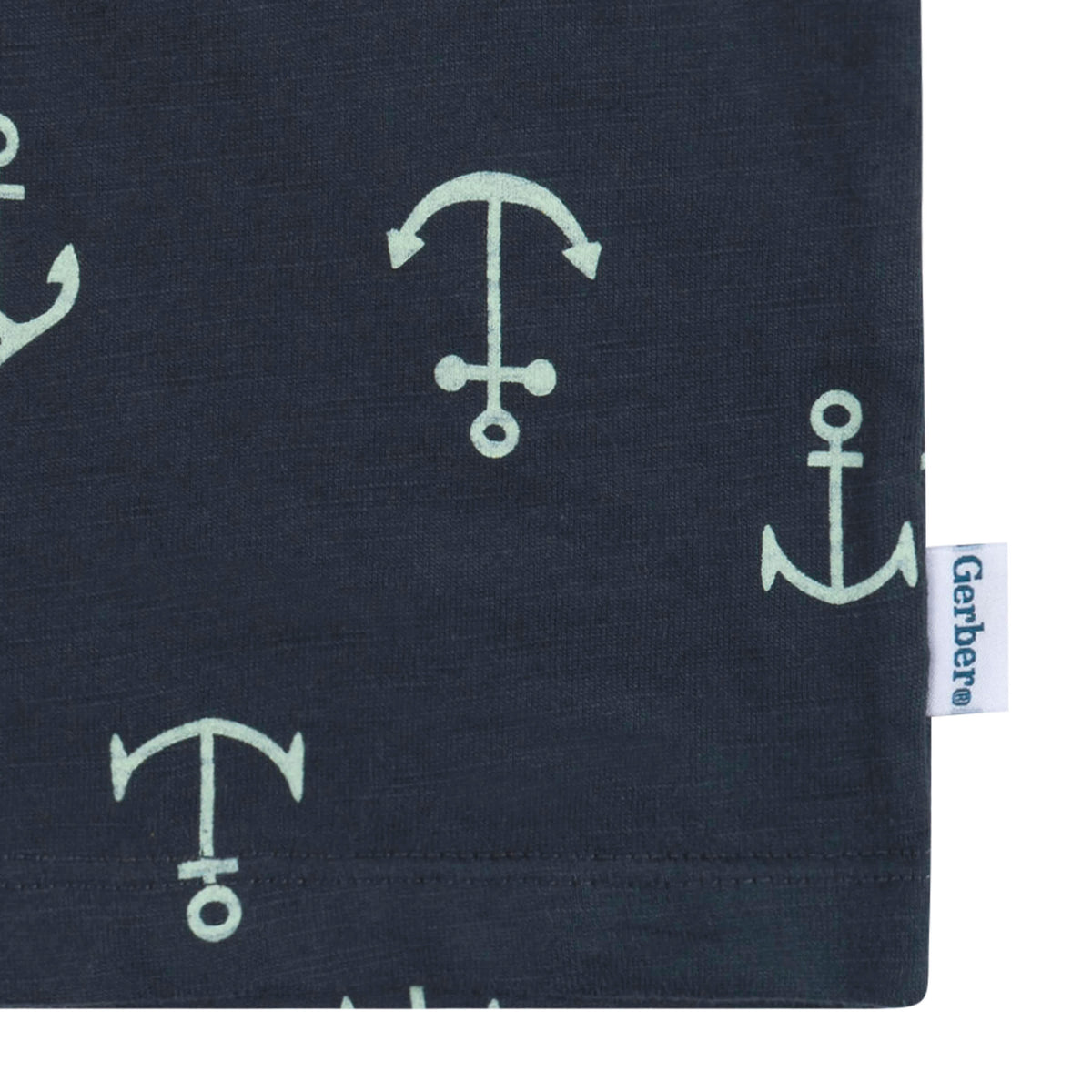 2-Piece Baby Boys Anchor T-Shirt and Shorts, view 3