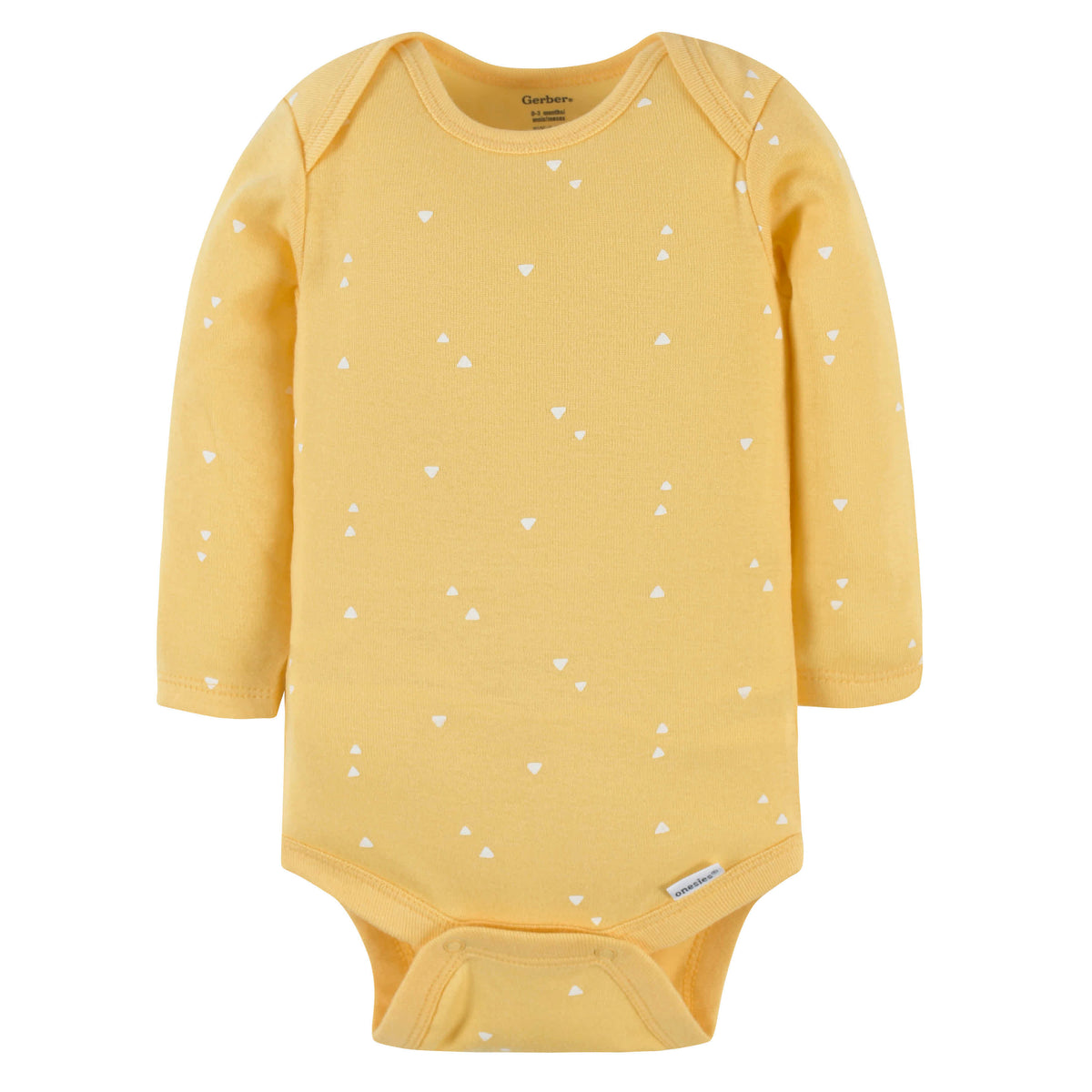 3-Pack Baby Neutral Bear Long Sleeve Onesies Bodysuits, view 4