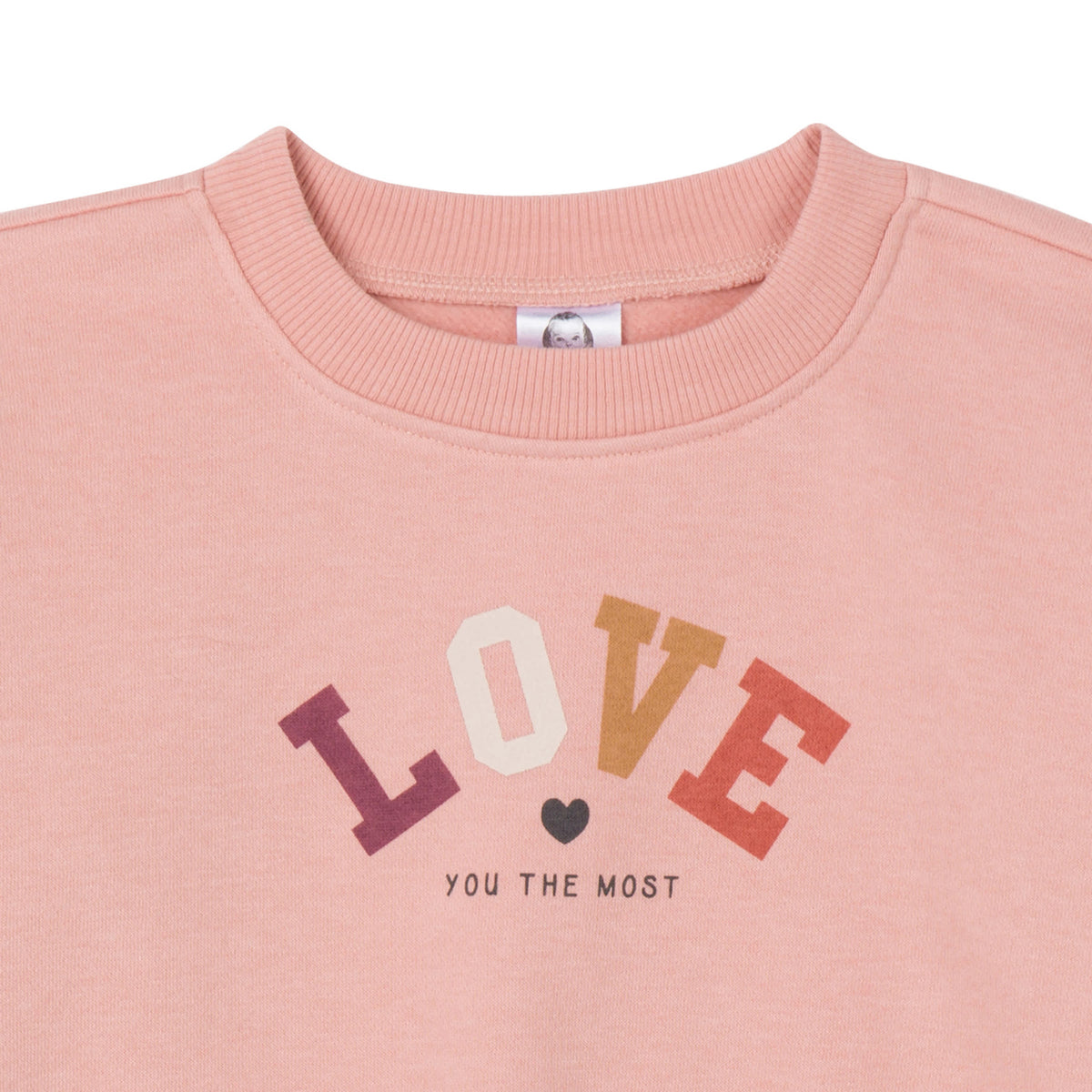 2-Piece Baby & Toddler Girls Peach Fleece Set, view 3