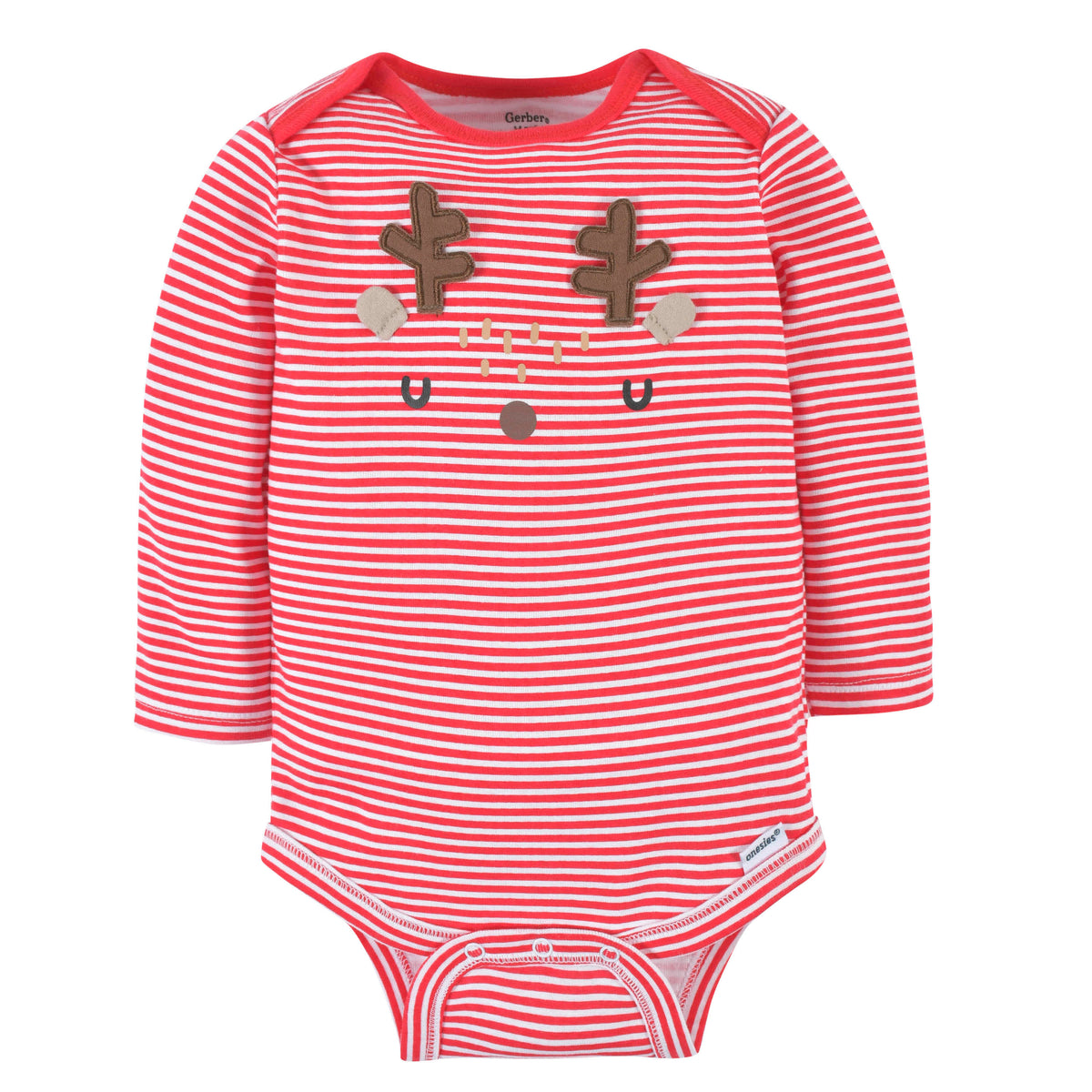 Baby Reindeer Long Sleeve Onesies Bodysuit