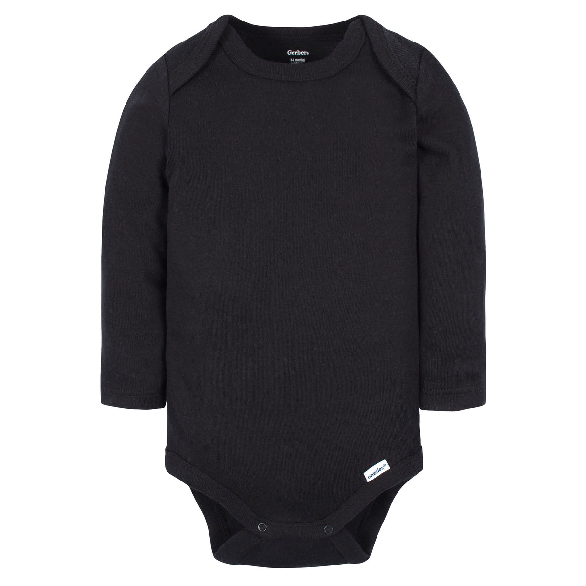 6-Pack Baby Neutral White, Gray, & Black Long Sleeve Onesies Bodysuits, view 5