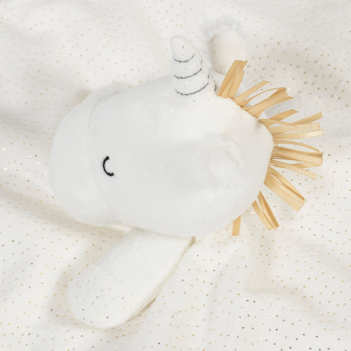 Baby Neutral Unicorn Security Blanket, view 2