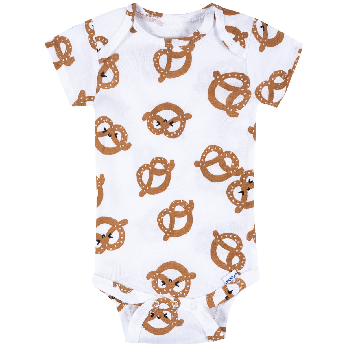8-Pack Baby Neutral Peeling Good Short Sleeve Onesies Bodysuits, view 6