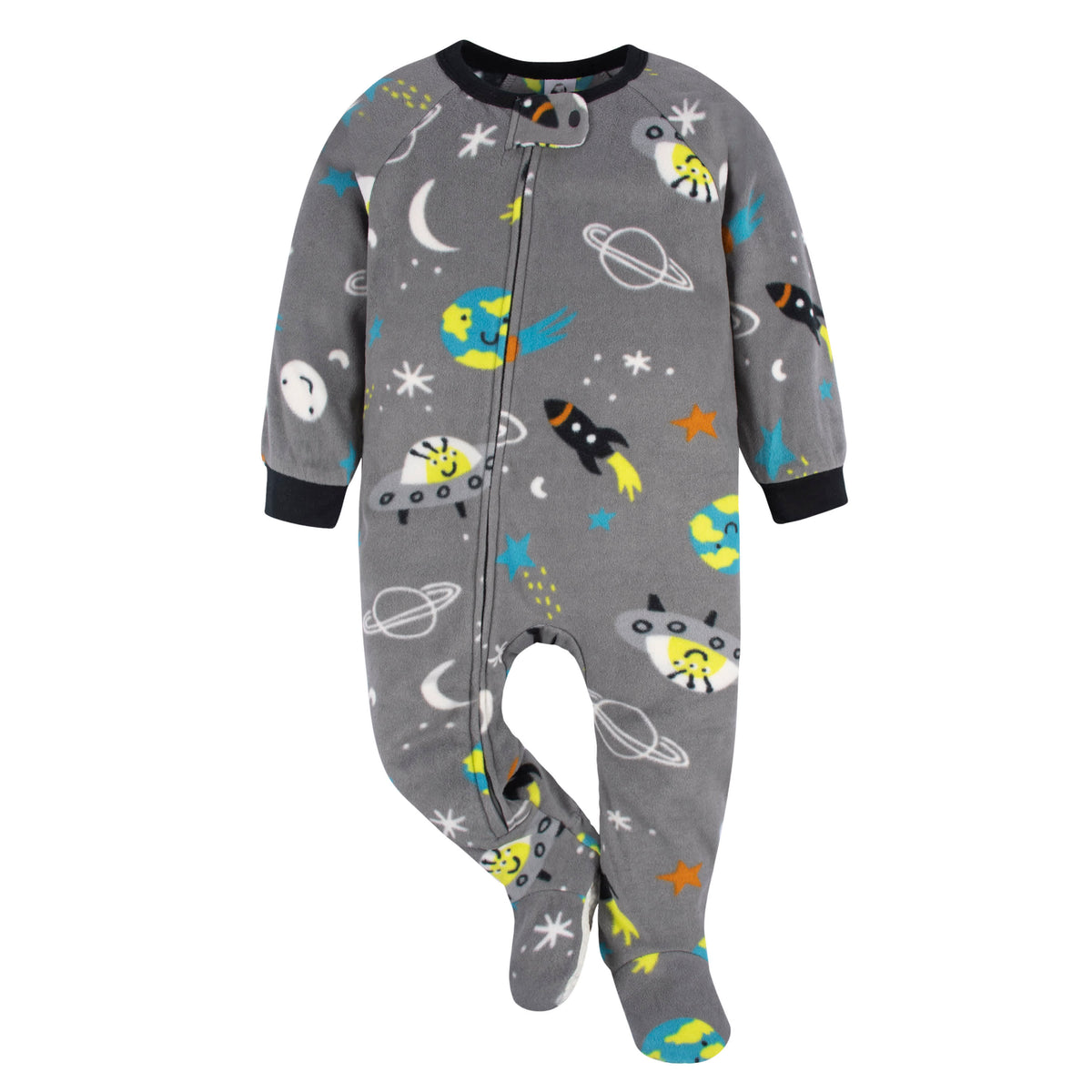 2-Pack Baby & Toddler Boys Space Blanket Sleepers, view 4
